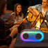 Wireless Bluetooth Colorful Light Outdoor Sound Dual Microphone Set