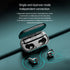 Bluetooth Headset 5.0 touch controlled wireless earbuds automatically paired with a portable charging box