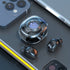 Black tech Bluetooth sports wireless mini digital display headset