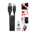 Fast Charge Tangle Free Rubberized Cable for iPhone14/13/12/ 11/11 Pro /11 Pro Max/ Xs Max/ X / XS/ 8 / 7  (3FT)