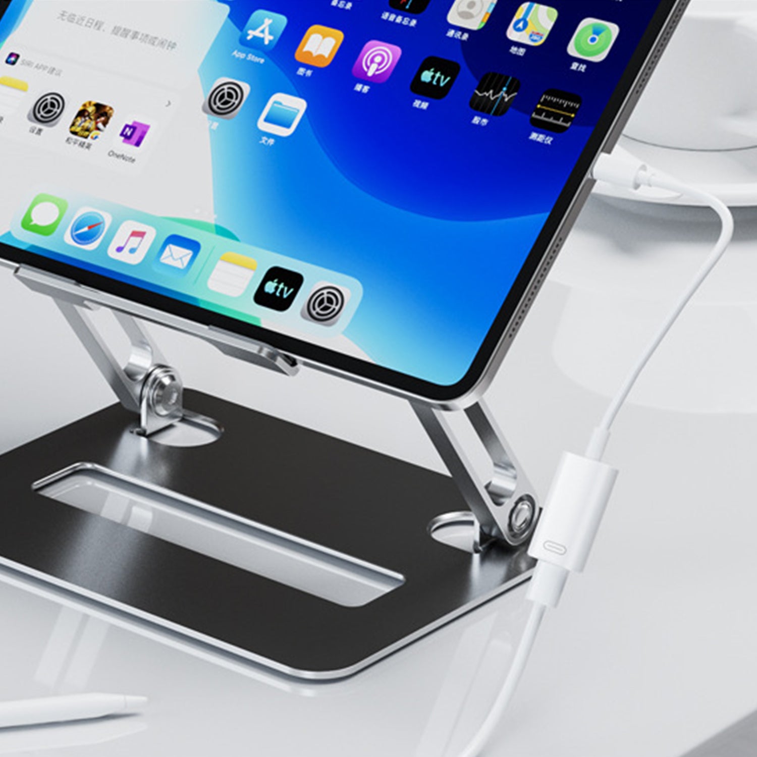 USB-C to Lightning Cable Cord Adapter-White