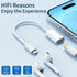 USB-C to Lightning Cable Cord Adapter-White