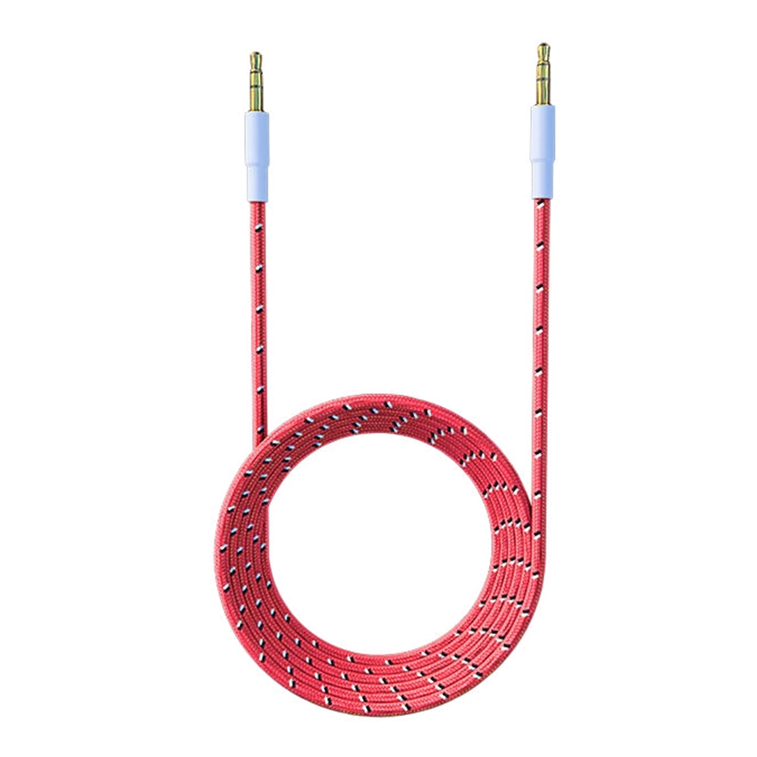 Nylon Braided AUX Audio Cable Compatible with Car/Home/Speaker/iPhone/ iPod