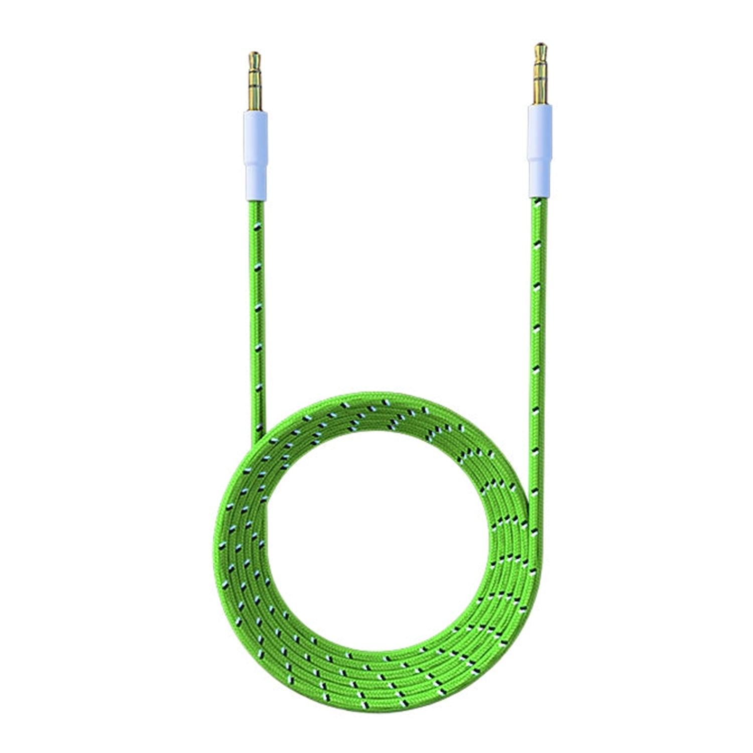 Nylon Braided AUX Audio Cable Compatible with Car/Home/Speaker/iPhone/ iPod