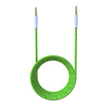 Nylon Braided AUX Audio Cable Compatible with Car/Home/Speaker/iPhone/ iPod