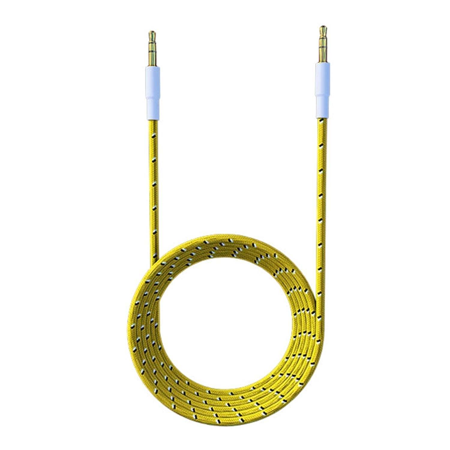 Nylon Braided AUX Audio Cable Compatible with Car/Home/Speaker/iPhone/ iPod