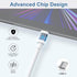 9FT USB C to USB C Fast Charging Cable for iPhone 15/15 Plus/15 Pro/15 Pro Max-White