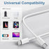 9FT USB C to USB C Fast Charging Cable for iPhone 15/15 Plus/15 Pro/15 Pro Max-White