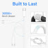 9FT USB C to USB C Fast Charging Cable for iPhone 15/15 Plus/15 Pro/15 Pro Max-White