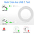 9FT USB C to USB C Fast Charging Cable for iPhone 15/15 Plus/15 Pro/15 Pro Max-White
