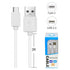 Heavy Duty  Fast Charging Sync USB Type-C Cable length (3FT)  -White