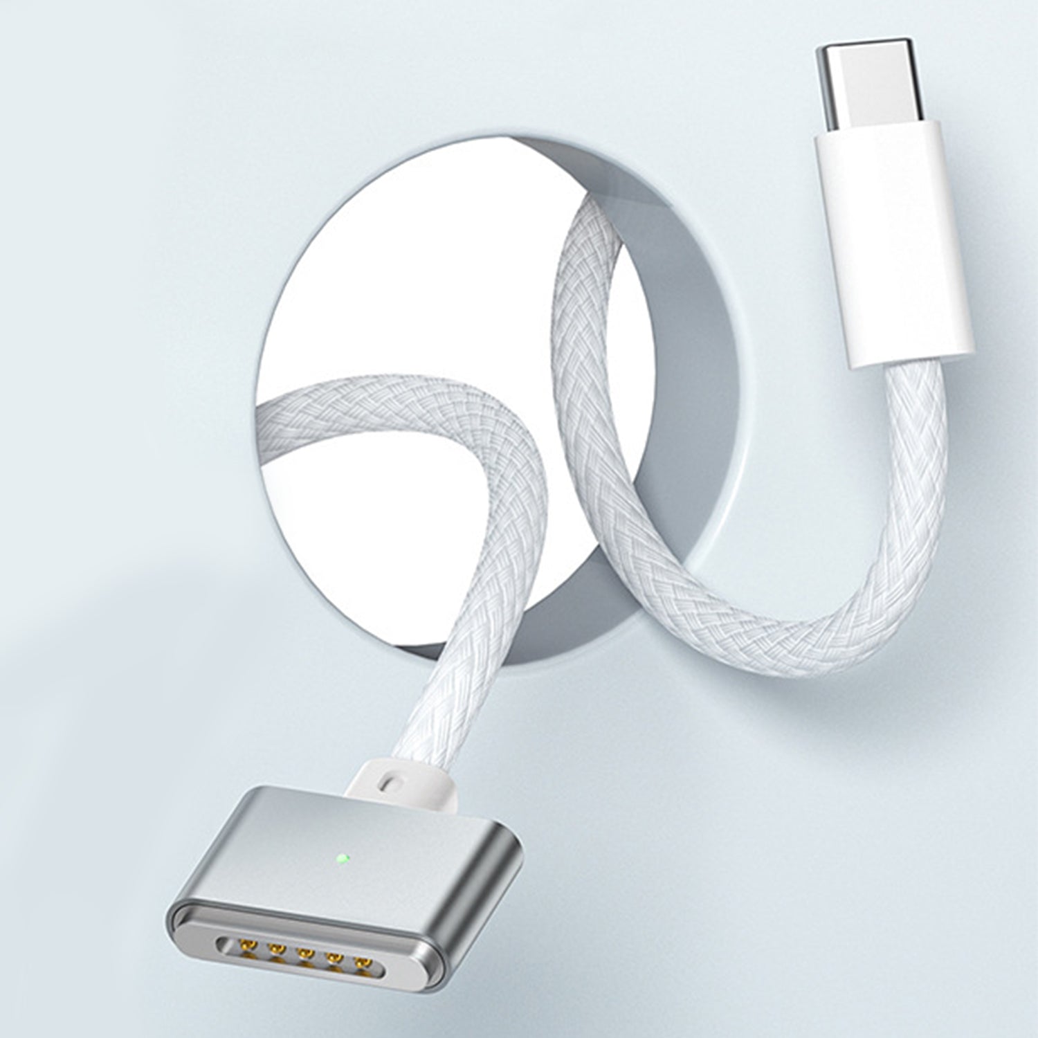 USB-C to Magsafe3 6FT Fast Charge Cable Suitable For Apple Notebook Mac -White