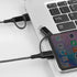4 in 1 (Type-C/USB) to (Type-C/ Lightning) 65W fast charging cable-Black