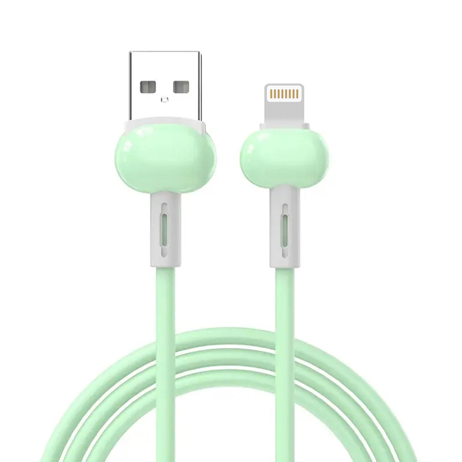 USB to Lightning Liquid TPE Macaron Data Fast Charge Cable for Mobile Phone