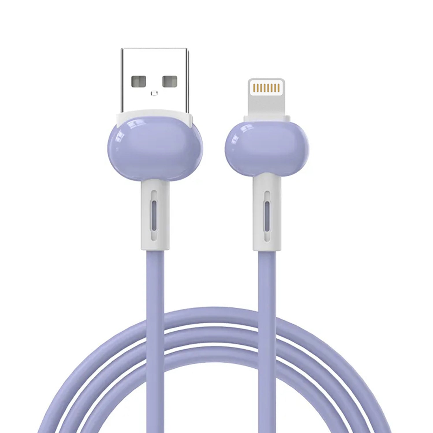 USB to Lightning Liquid TPE Macaron Data Fast Charge Cable for Mobile Phone