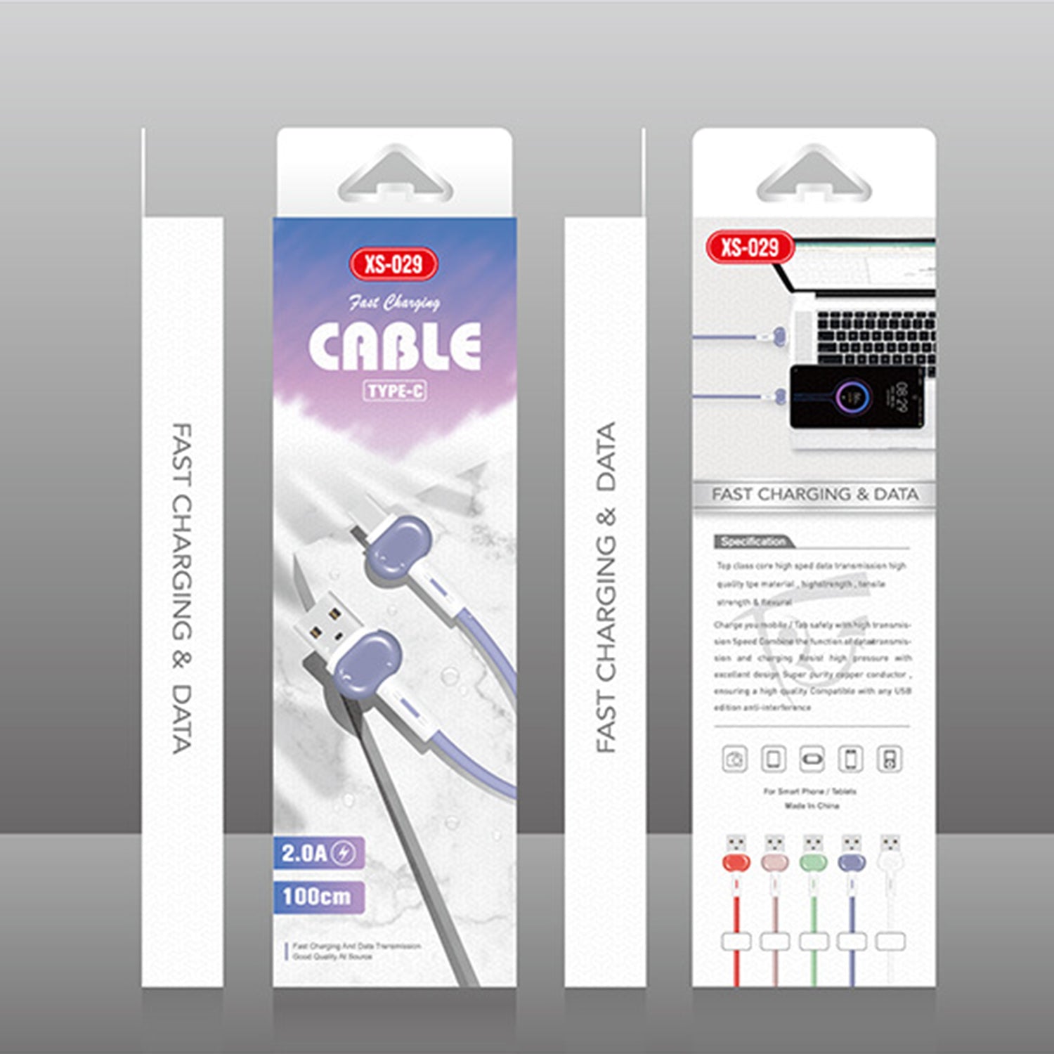 USB to Lightning Liquid TPE Macaron Data Fast Charge Cable for Mobile Phone
