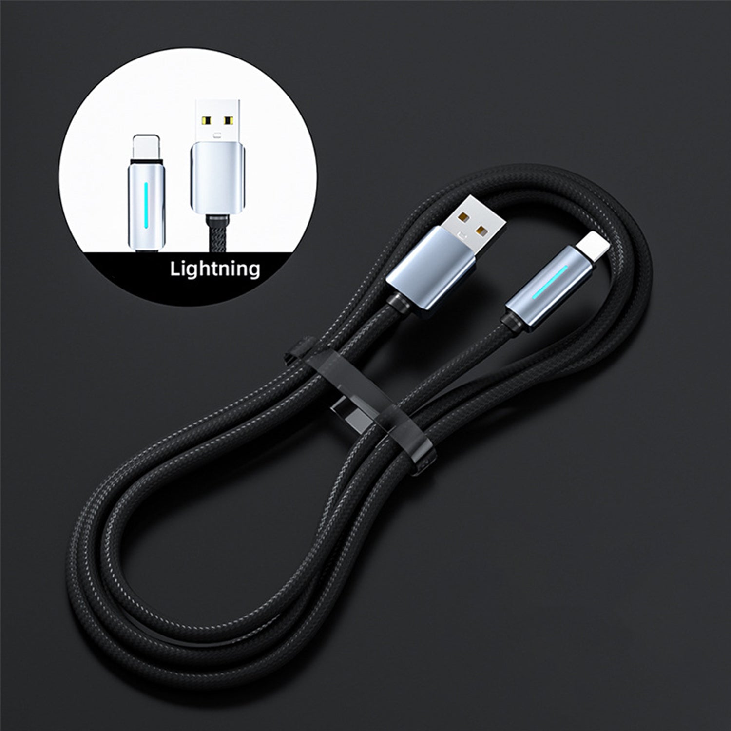 Nylon Woven USB to Lightning Data Fast Charge Cable