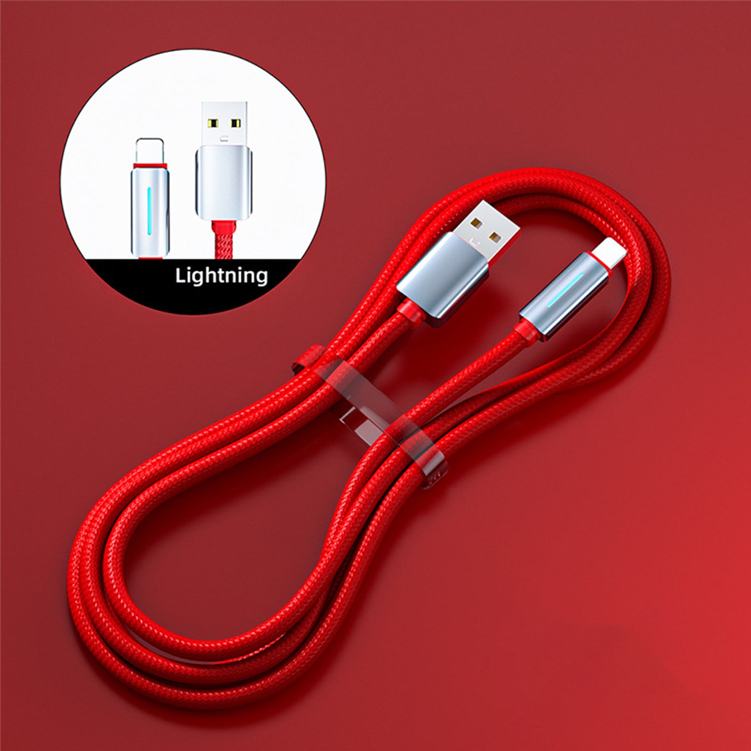 Nylon Woven USB to Lightning Data Fast Charge Cable