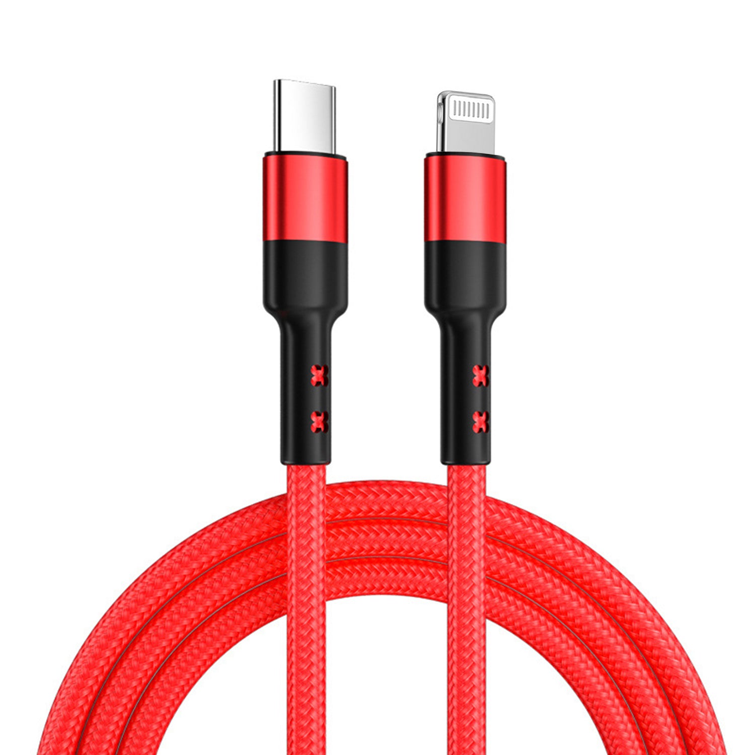27W Lightning to Type-C Braided Data Fast Charge Cable Compatible With iPhone 15 Series