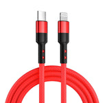 27W Lightning to Type-C Braided Data Fast Charge Cable Compatible With iPhone 15 Series