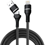 60W PD Lightning to Type-C Data Fast Charge Cable Compatible With iPhone 15 Series