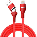 60W PD Lightning to Type-C Data Fast Charge Cable Compatible With iPhone 15 Series
