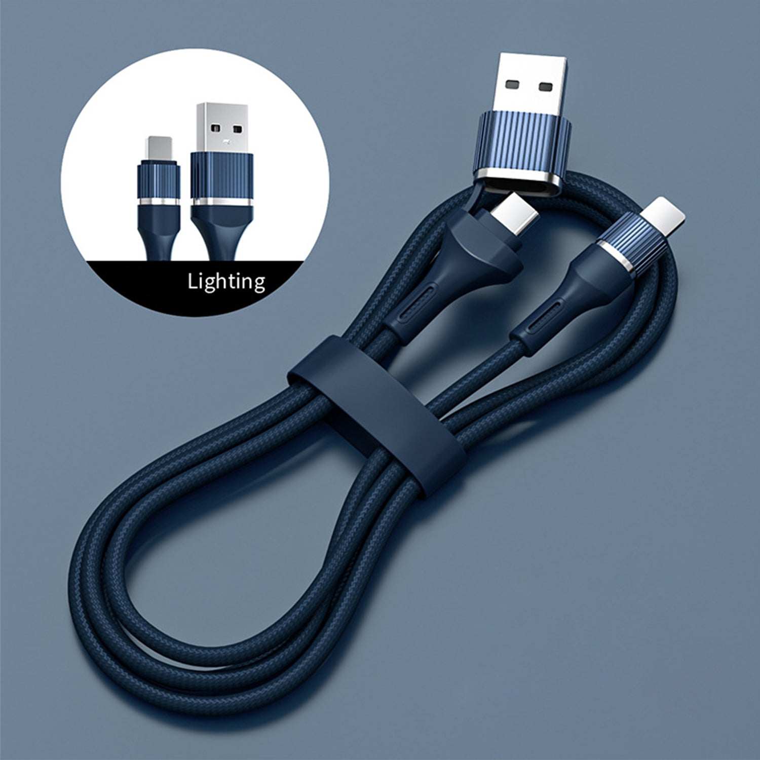 60W PD Lightning to Type-C Data Fast Charge Cable Compatible With iPhone 15 Series