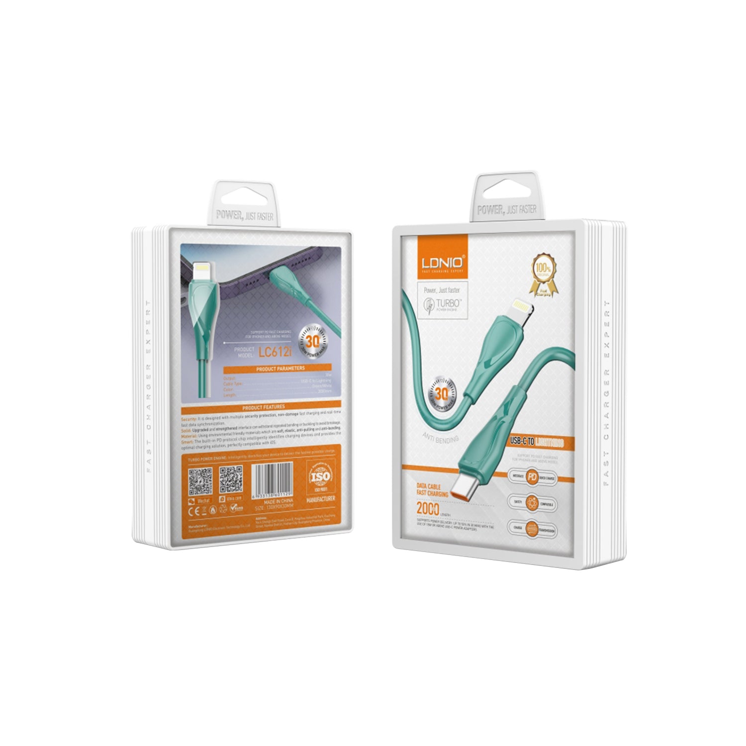30W Fast Charge Type-C to Lightning Data Cable Compatible With iPhone 15 Series