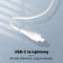 30W Fast Charge Type-C to Lightning Data Cable Compatible With iPhone 15 Series