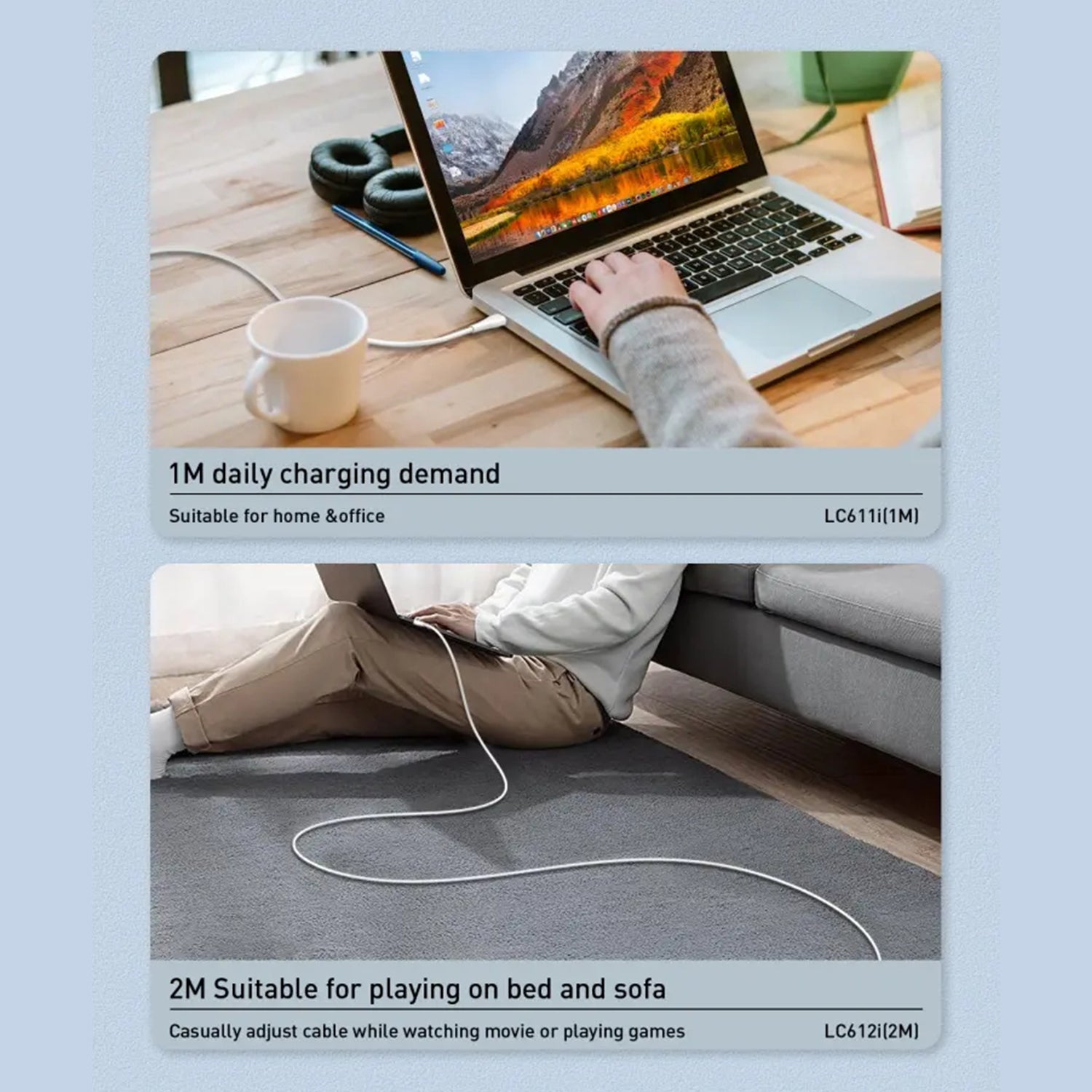 30W Fast Charge Type-C to Lightning Data Cable Compatible With iPhone 15 Series