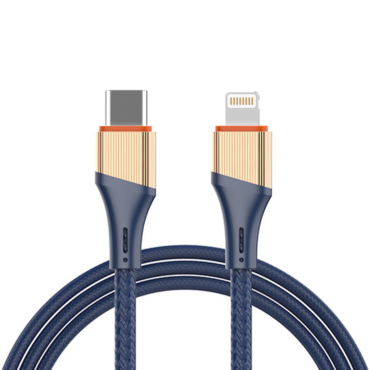 30W Fast Charge Type-C to Lightning Braided Data Cable Compatible With iPhone 15 Series