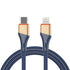 30W Fast Charge Type-C to Lightning Braided Data Cable Compatible With iPhone 15 Series