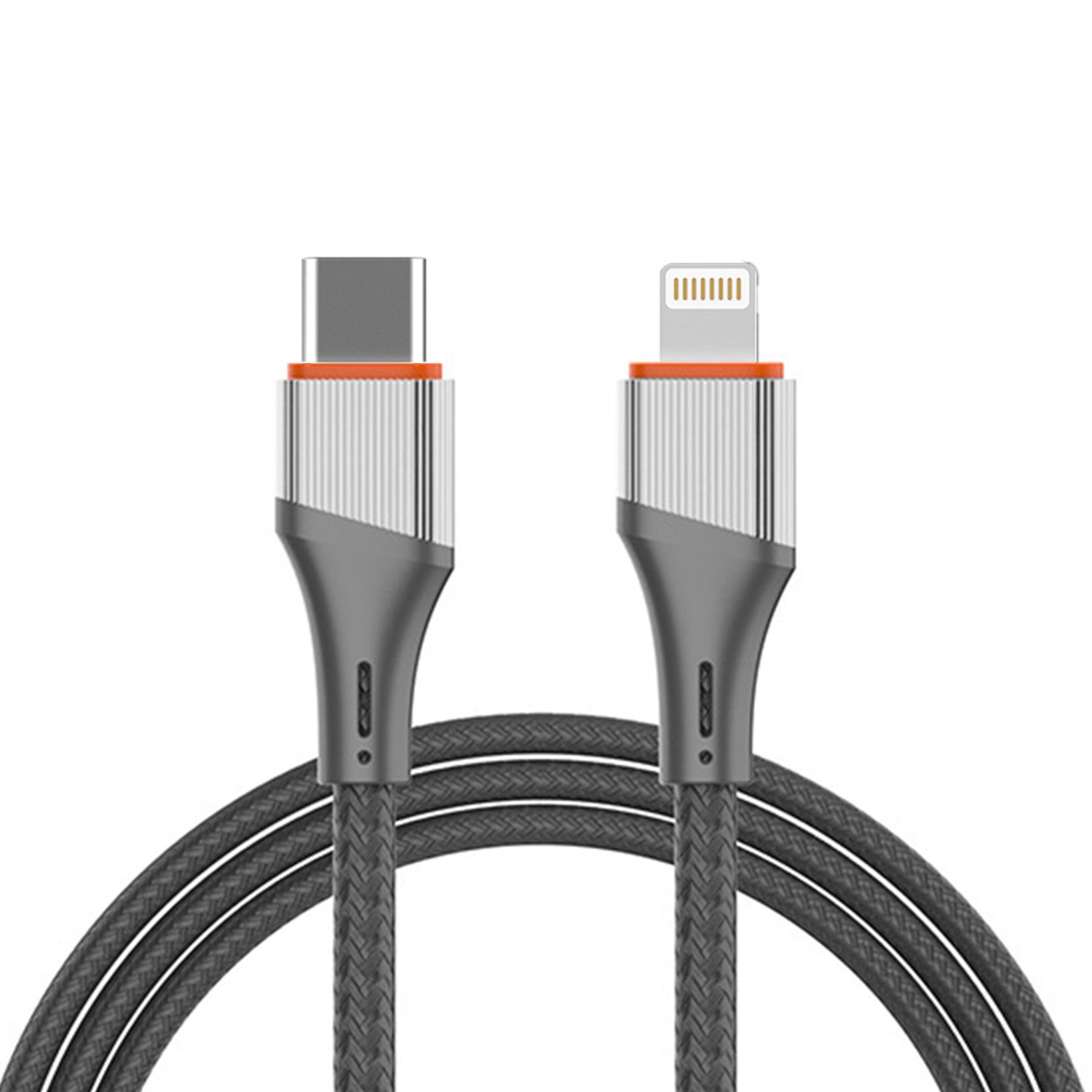 30W Fast Charge Type-C to Lightning Braided Data Cable Compatible With iPhone 15 Series