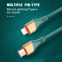30W Fast Charge Type-C to Lightning Braided Data Cable Compatible With iPhone 15 Series