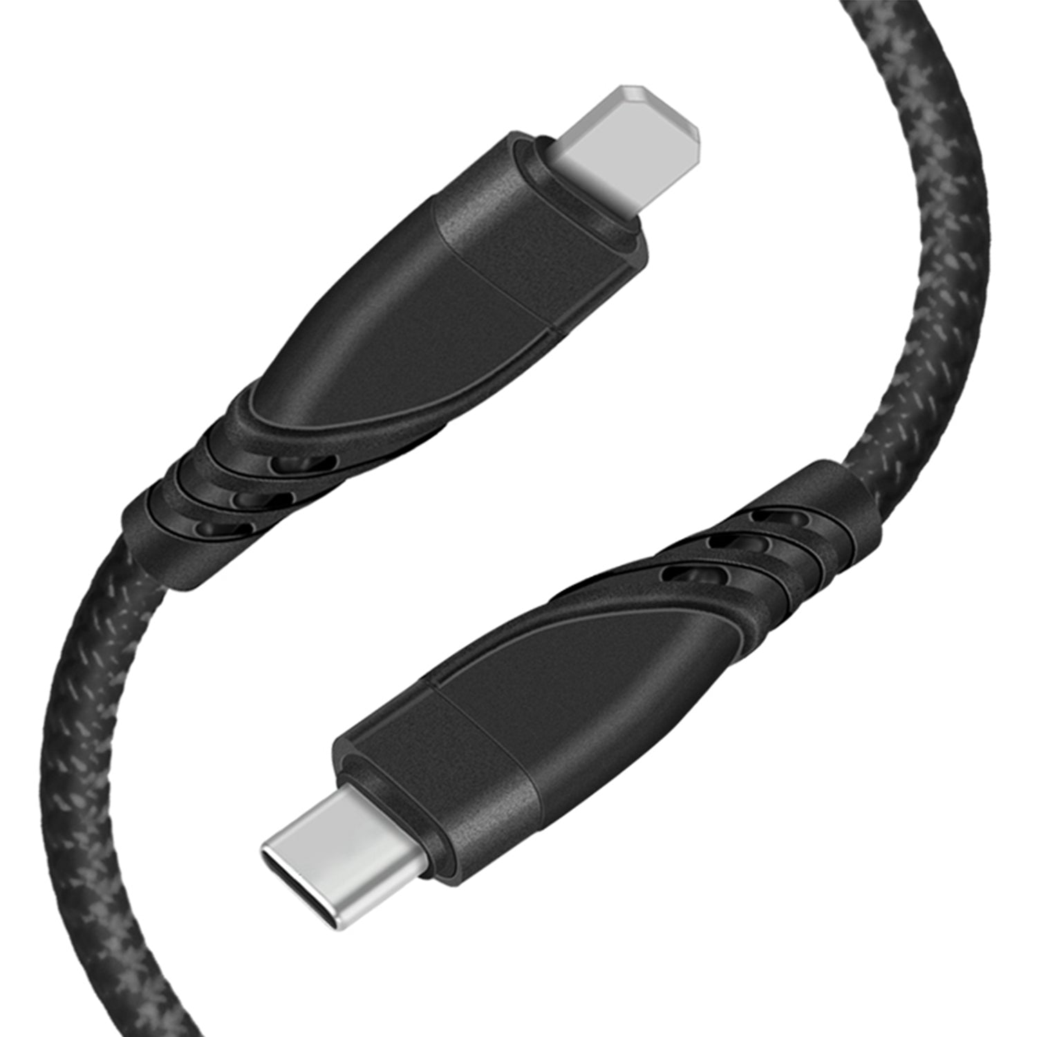 60W USB C to Lightning Cable 3FT Nylon Braided iPhone Cord Compatible With iPhone 15 Series