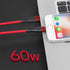 60W USB C to Lightning Cable 3FT Nylon Braided iPhone Cord Compatible With iPhone 15 Series