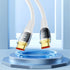 Type-C to Type-C Transparent Charging Sync Data Cable