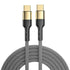 60W Fast Charge PD Type-C to Type-C Charger Cable Compatible With iPhone 15 Series-Black