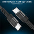 60W PD Type-C to Type-C Data Fast Charge Cable Compatible With iPhone 15 Series
