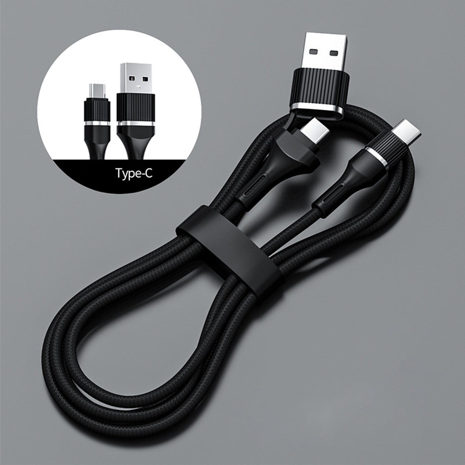 60W PD Type-C to Type-C Data Fast Charge Cable Compatible With iPhone 15 Series