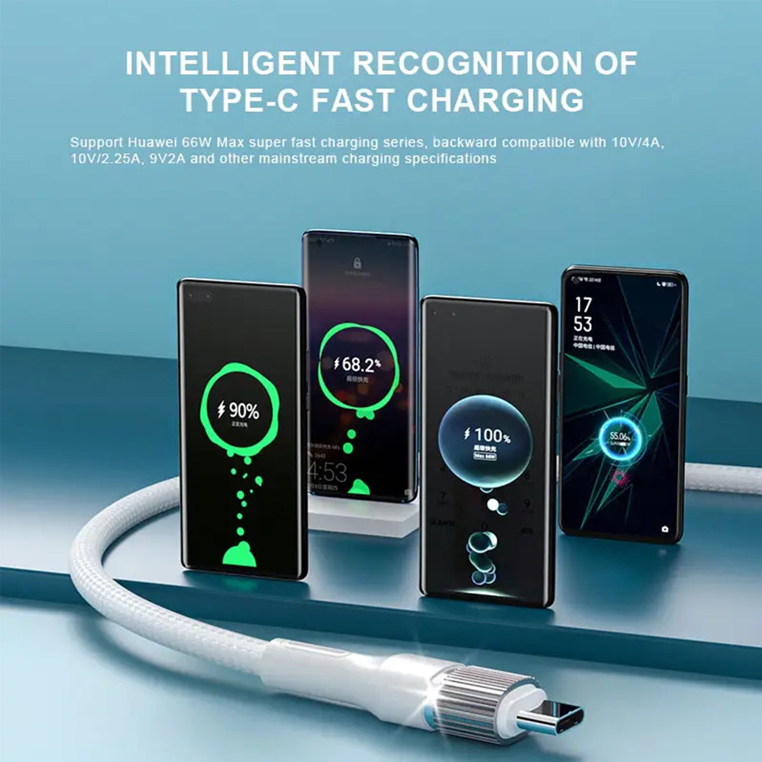 60W PD Type-C to Type-C Data Fast Charge Cable Compatible With iPhone 15 Series