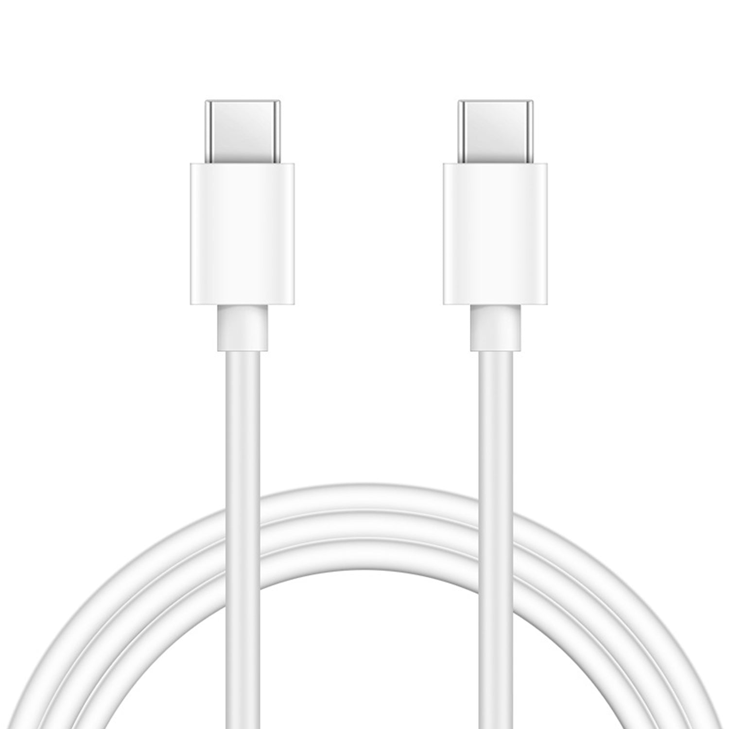 66W PD (Type-C to Type-C) 3FT Fast Charge Cable Compatible With iPhone 15 Series-White