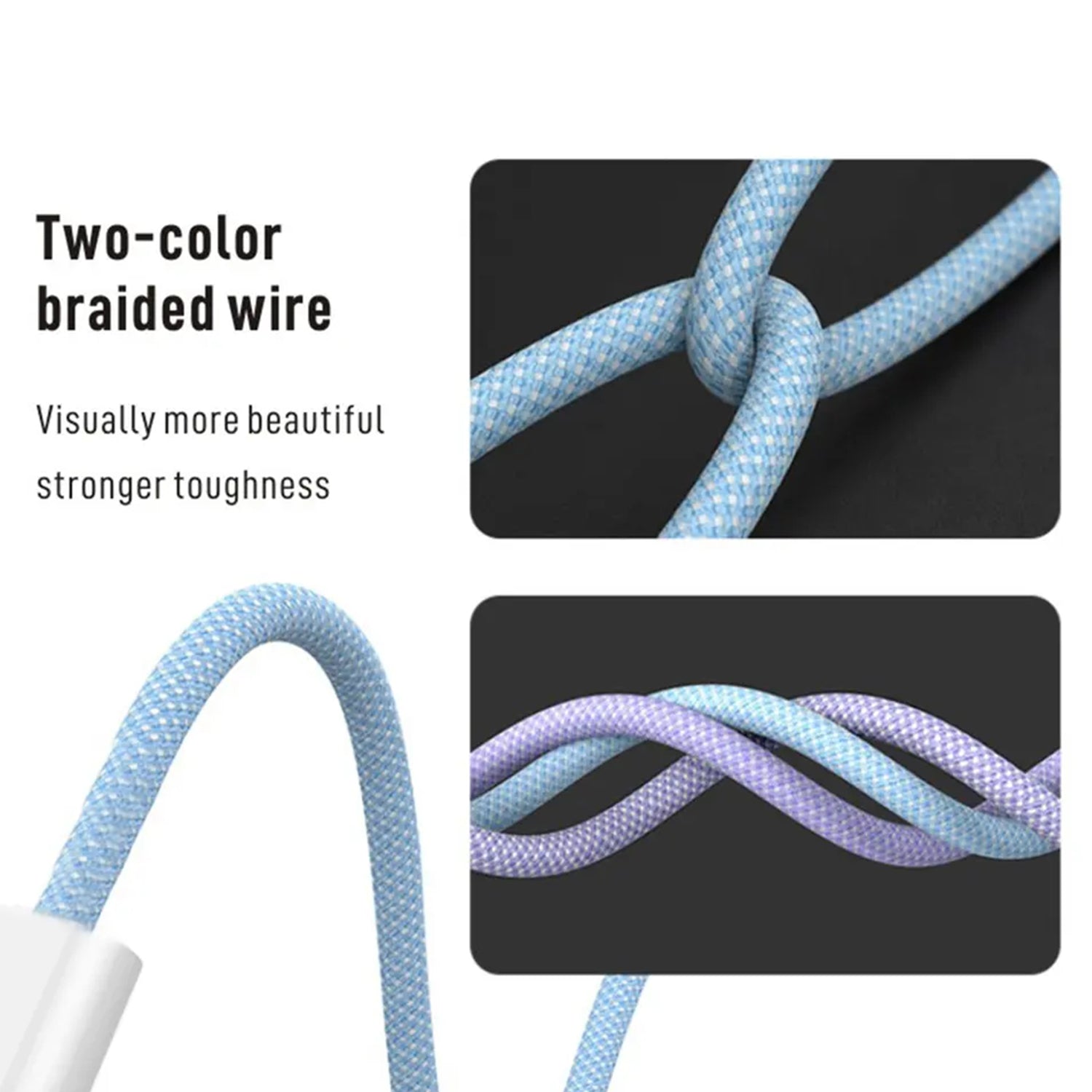 60W PD (Type-C to Type-C)3FT Fast Charge Cable Compatible With iPhone 15 Series