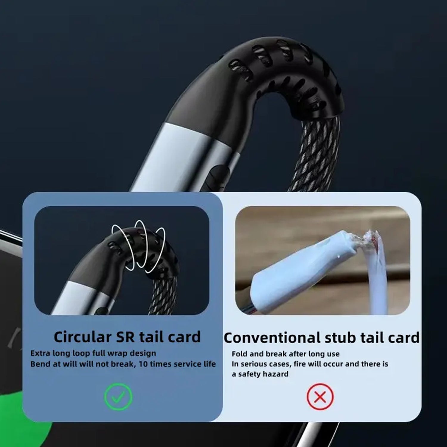 Type-C PD Fast Charging 240W Data Cable, Braided Line Durable Type-C- Type-C Port Fast Charge Cable Compatible With Laptop Xiaomi Mobile Phone Etc.