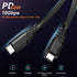 60W PD Type-C To Type-C 6FT Fast Charging Data Cable Compatible With iPhone 15 Series