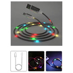 Voice controlled USB-C  Lightning flash data line,USB Charging Cable