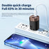 33W PD 2 port (Type-C+USB-A) is used for quick chargers