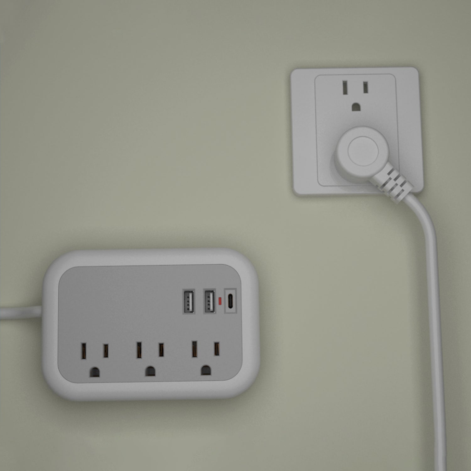 Power Strip Multifunctional Socket Smart Portable Socket Travel Socket Mini Socket USB Ports Wire Core Copper Material