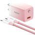 20W PD (Type-C+Lightning) dazzle  quick chargers-Blue