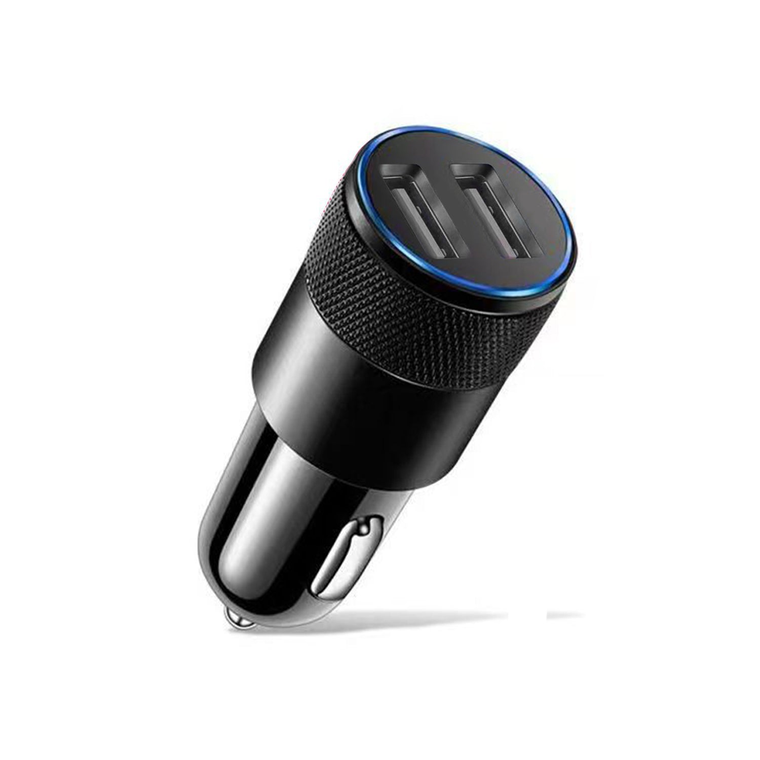 2A -1A Half Metal Interface Car Adapter Dual Ports for Mobile Phones